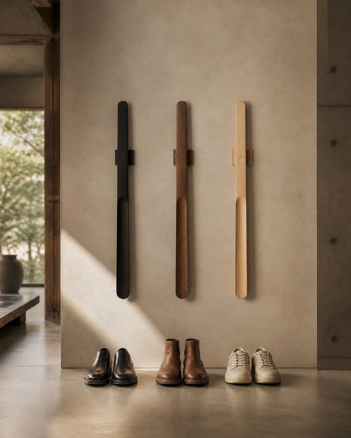 Chausse-pied magnétique en bois de hêtre  ORAVI
